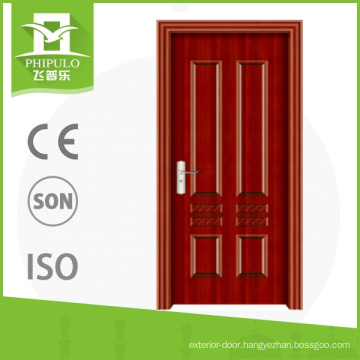 standard dimensions ventilated wrought iron interior wood door for wholesale